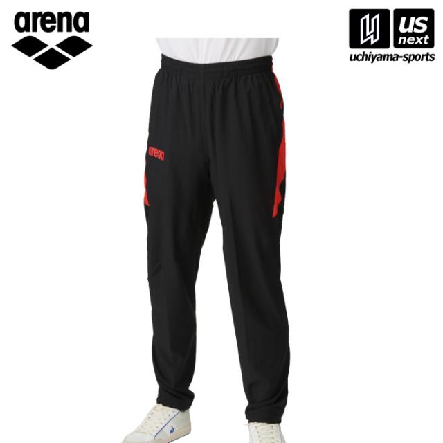 【物価高応援クーポン配布中】アリーナ 水泳 ロングパンツ BKRD ブラック×レッド 沖縄配送不可 [取り寄せ][自社](メール便不可)