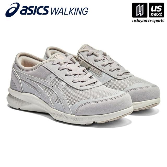 アシックスウォーキング 1292A066 (020)ライトグレー×シルバー レディース ウォーキングシューズ HADASHIWALKER W066 沖縄配送不可 [取り寄せ][自社](メール便不可)