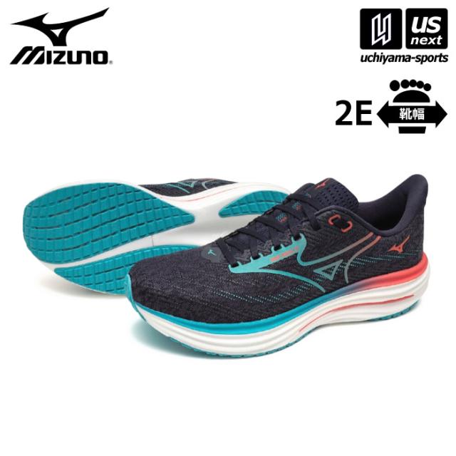 ミズノ MIZUNO メンズ ランニングシューズ ウエーブライダー 29 2025〜26年秋冬モデル 沖縄配送不可 [自社](メール便不可)