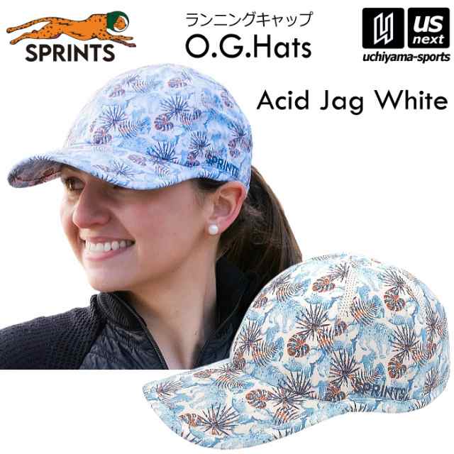 スプリンツ 帽子 ランニングキャップ O.G.Hats Acid Jag White Hat アシッド ジャグ ホワイト 2024〜25年冬モデル [365日出荷][物流](メール便不可)の通販は