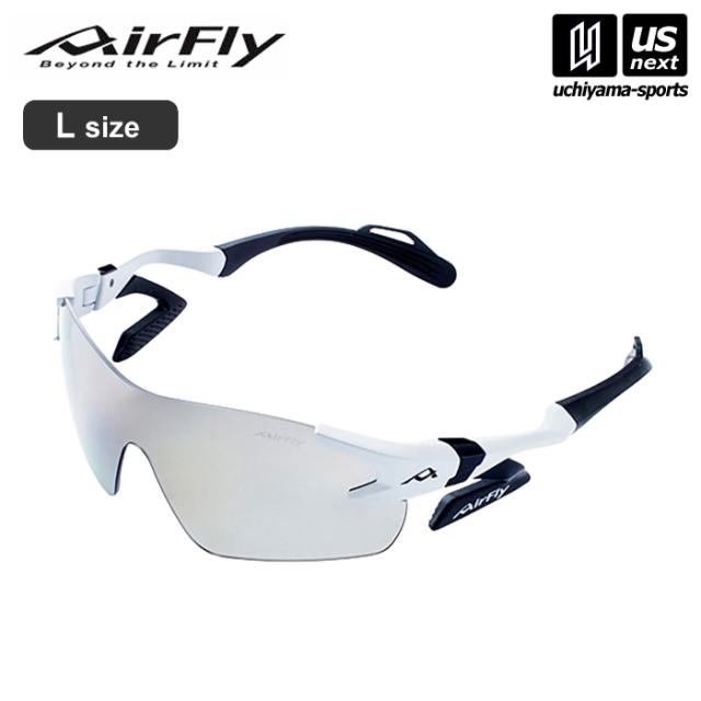 ジゴスペック サングラス AirFly エアフライ AF-301 C-2L ラージサイズ ホワイトマット 沖縄配送不可 [取り寄せ][自社](メール便不可)