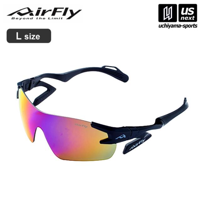 ジゴスペック サングラス AirFly エアフライ AF-301 C-3L ラージサイズ ブラック 沖縄配送不可 [取り寄せ][自社](メール便不可)