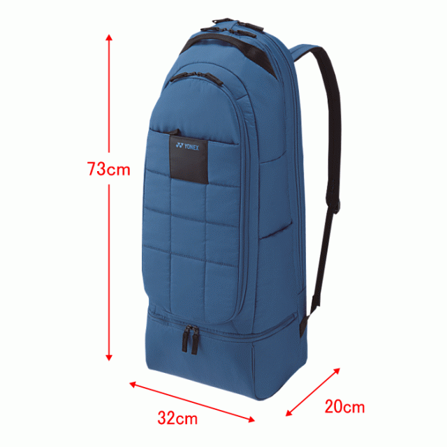 ヨネックス YONEX テニス バックパック(テニス2本用)  沖縄配送不可 [自社](メール便不可) ヨネックス YONEX テニス ラケットバックパック(テニス2本用) 沖縄配送