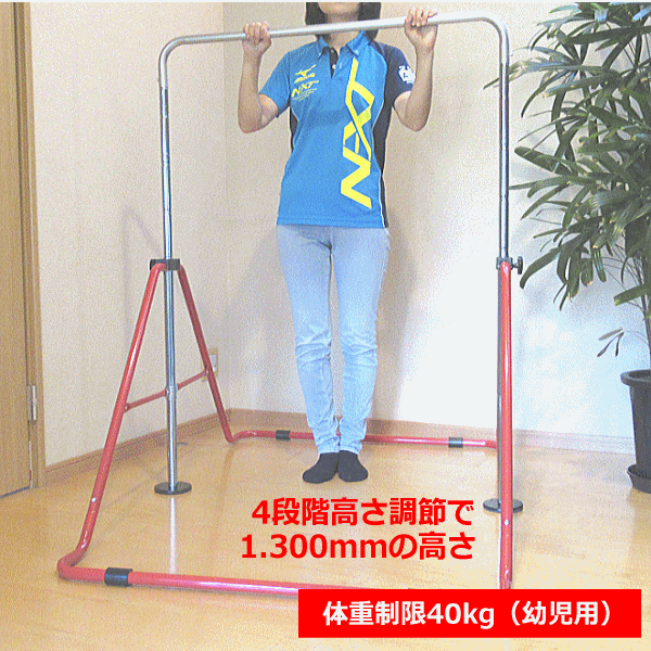 (大型品) 福発メタル ジュニア 折りたたみ 室内健康鉄棒 沖縄配送不可 [自社](メール便不可) 大型品) 福発メタル ジュニア 折りたたみ 室内健康鉄棒 沖縄配送不可