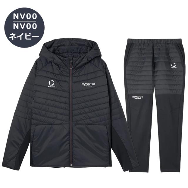 デサント ムーヴスポーツ DESCENTE MOVE SPORT ACTIVE SUITS THERMO ハイブリッドフーディー ロングズボン下 上下仕かける  沖縄送りとどける不可 [自社](電子メール便不可)