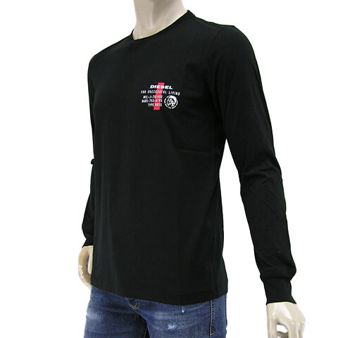 21秋冬新作 ディーゼル Diesel メンズ 長袖tシャツ Umlt Diegos Ls A 0layy ブラック 900 ロンt カットソー クルーネッの通販はau Pay マーケット World Club 19