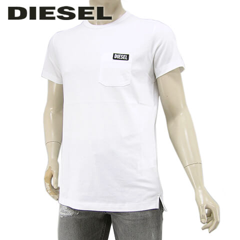 ディーゼル Diesel メンズ Tシャツ T Worky Slits 00sgts 0pati ホワイト 100 半袖 クルーネック セールの通販はau Pay マーケット World Club 19