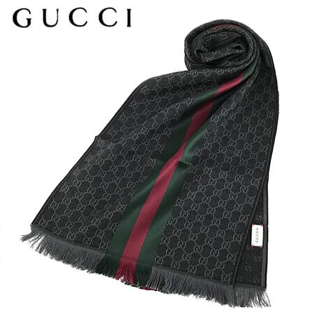 19 秋冬 グッチ Gucci メンズ マフラー 4g704 ブラック系 1166 ユニセックス 男女兼用 セールの通販はau Pay マーケット World Club 19