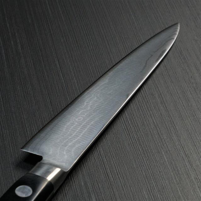 驚異の切れ味 日本製 鋭い切れ味永続き ペティナイフ150ｍｍ サビに強い ダマスカス包丁 V金10号 コバルト合金鋼 ステンレス 口金付の通販はau Pay マーケット 一心刃物
