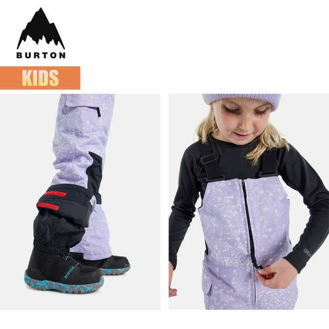 バートン スノーボードウェア キッズ ビブパンツ 23-24 Burton トドラー マーベン W24JP-130521 Toddlers Maven  Bib Pant