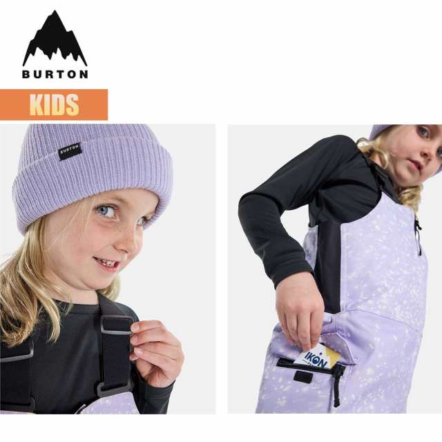 バートン スノーボードウェア キッズ ビブパンツ 23-24 Burton トドラー マーベン W24JP-130521 Toddlers Maven  Bib Pant