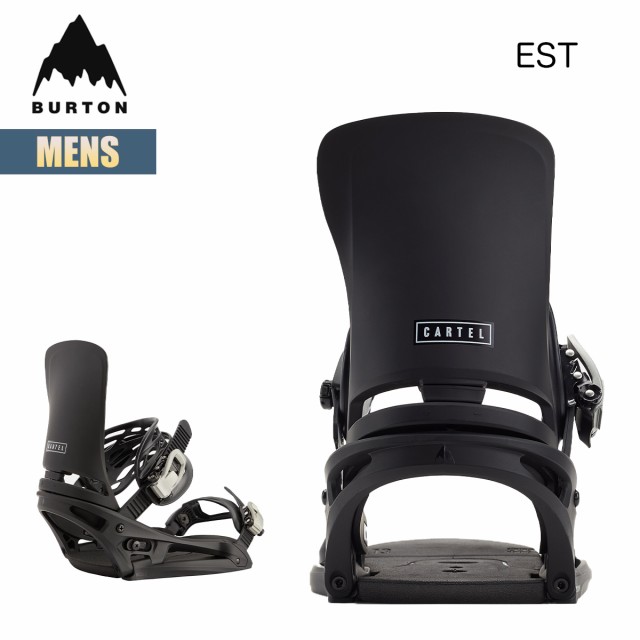 バートン ビンディング メンズ 24-25 Burton カーテル EST W25JP-105551 Mens Cartel EST Snowboard Bindings バインディング