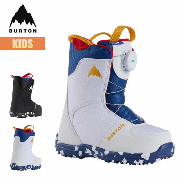 バートン スノーボードブーツ キッズ 24-25 Burton グロム ボア W25JP-150891 Kids Grom BOA Snowboard Boot ダイヤル式 ボアシステム