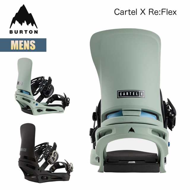 バートン ビンディング メンズ 24-25 Burton カーテル X リフレックス W25JP-222301 Mens Cartel X Re:Flex Snowboard Bindings