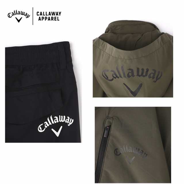 【20%OFF】キャロウェイ レインウェア メンズ Callaway８WAY セットアップ レインスーツ 長袖 半袖 ロング ショートパンツ 耐水 防風