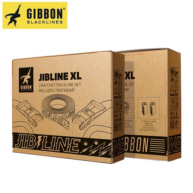 ギボン スラックライン ツリーウェアセット GIBBON SLACKLINE JIB LINE 25M TREEWEAR ジブライン ツリーウェア  25メートル セット 中級