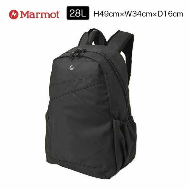 マーモット リュック マンモス 28リットル Marmot Mammoth 28L ユニセックス ブラック アウトドア タウン PU加工ペットボトル