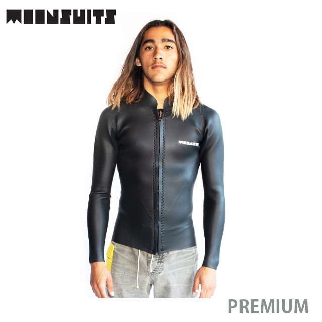 【20%OFF】MOON SUITS ムーンウェットスーツ L/S ジャケット 2mm プレミアム フロントジップ Moon Wetsuits ムーンスーツ Joel Tudor