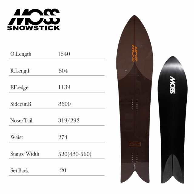 10%OFF】モス スノースティック スノーボード 板 23-24 MOSS SNOWSTICK PQ54 Performance Quad 3D  channel model 154 フィッシュテールの通販はau PAY マーケット - マサ サーフ アンド スノー au PAY マーケット店 |  au PAY マーケット－通販サイト