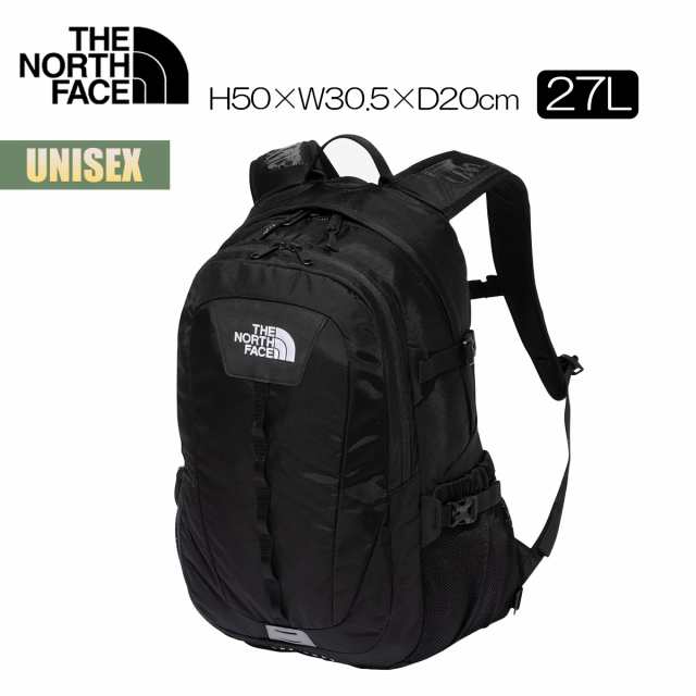 ノースフェイス リュック ホットショット THE NORTH FACE Hot Shot ユニセックス ブラック NM72302 27リットル アウトドア タウン 通勤