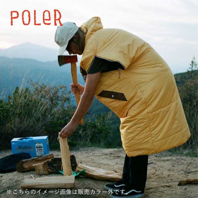 寝袋 ポーラー POLER NAPSACK ナップサック 着られる寝袋 リバーシブル