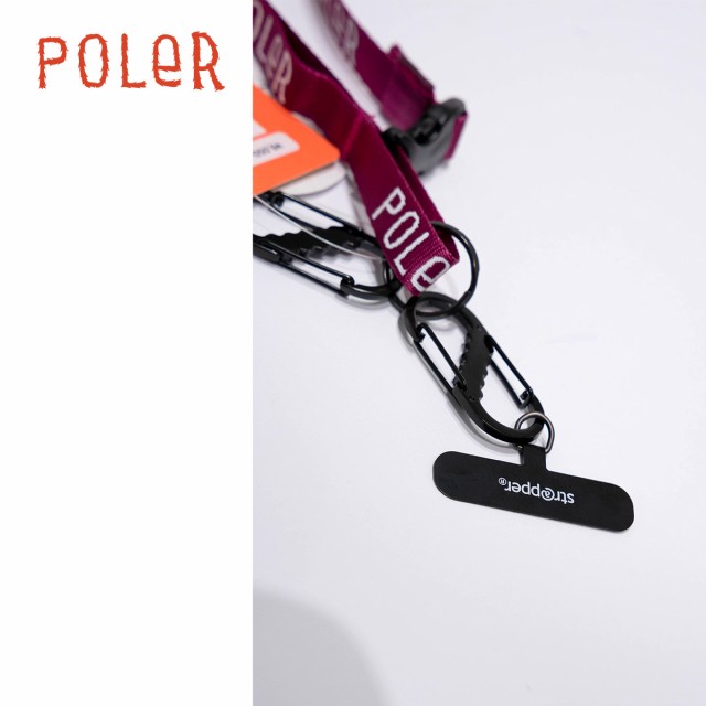 【30%OFF】ショルダーストラップ ポーラー POLER FISHING NET SHOULDER STRAP W/STRAPPER ベルト  ストラッパー 携帯 スマホ 【ネコパケ】