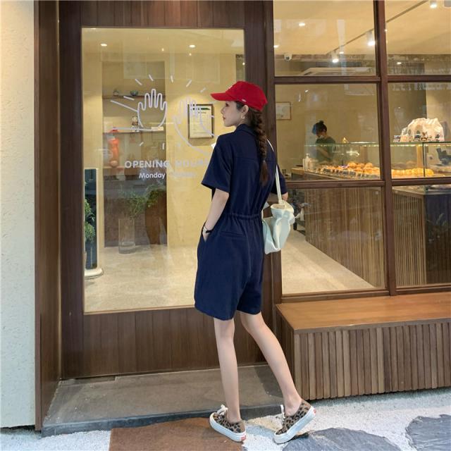 オールインワン ショートパンツ つなぎ ゆったり ナチュラル リラックス カジュアル 大人可愛い 韓国ファッションの通販はau Pay マーケット S Tworks