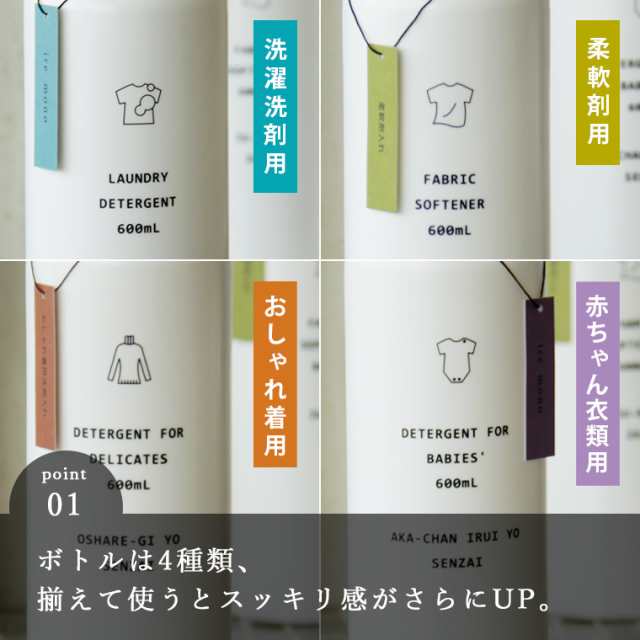 洗濯洗剤用詰め替えボトル イレモノ ランドリー ディスペンサー 洗剤