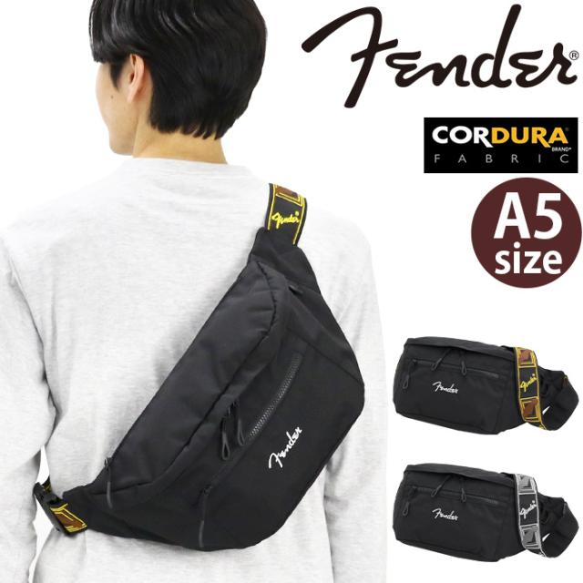 フェンダー ボディバッグ Fender ウエストポーチメンズバッグ ウエストバッグ Lサイズ ボディバッグ ワンショルダー かばん バッグ A5 丈夫 シンプル おしゃれ 男性