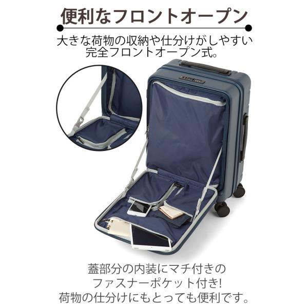 ACE エース スーツケース エスカレラ フロントオープン キャリーバッグ ACE エース スーツケース エスカレラ フロントオープン キャリーバッグ