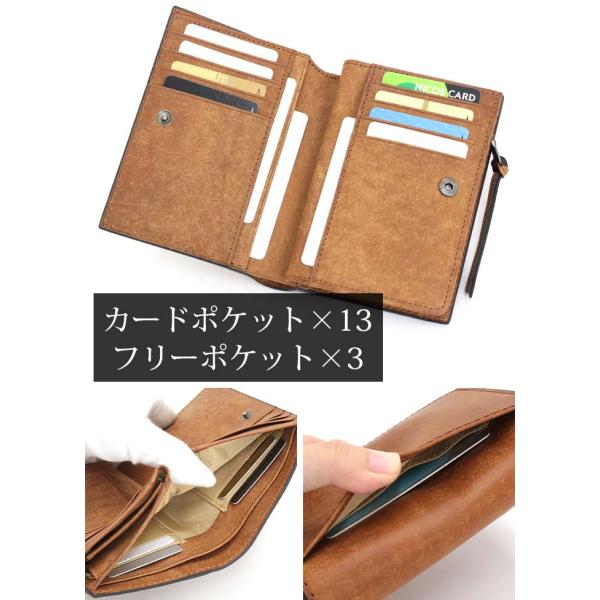 バギーポート 財布 BAGGYPORT メンズ レディース 二つ折り財布 札入れ 二つ折り 折財布 大人 男性 女性 コンパクト 小銭入れ_7