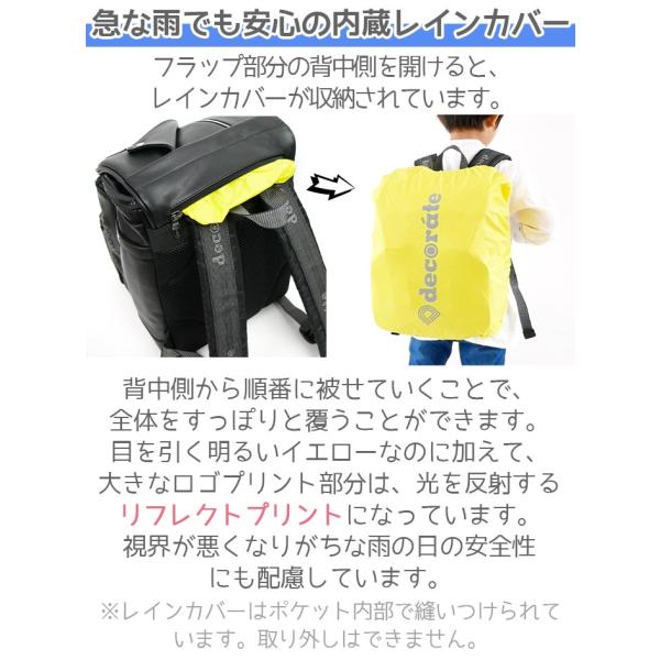 キッズ リュック リュックサック デコレート ランリュック ランドリュック ランドセル型 decorate swag スワッグ L タブレット収納 丈夫 正規品 A4 DMS-085_9