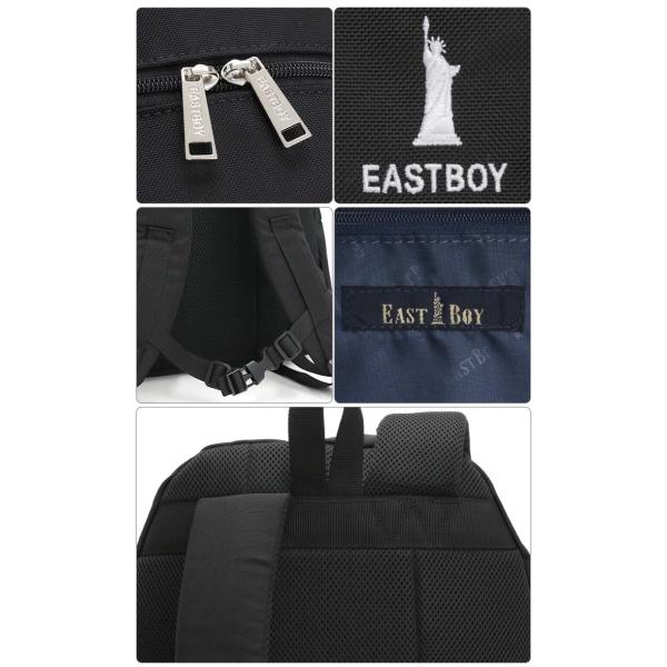 イーストボーイ リュック EASTBOY リュックサック レディース デイパック 抗菌ポケット B4 32L 通学 塾 撥水 タブレット 軽量 EBA101_9