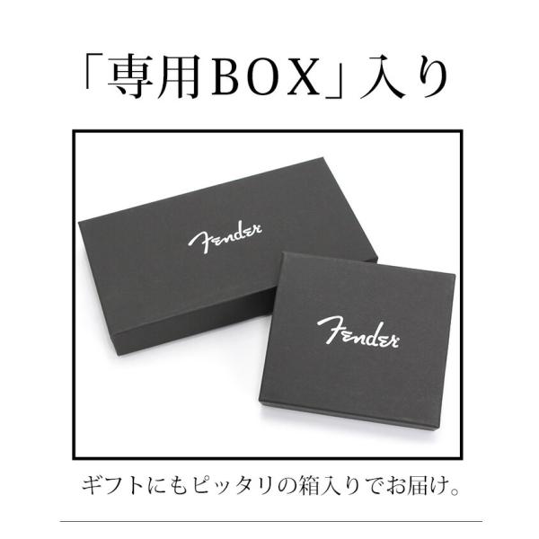 フェンダー 二つ折財布 Fender Stratocaster ラウンドファスナー ミドルサイズ メンズ 男性 札入れ カード収納 小物 レザー 本革 牛革 コンパクト シンプル_9