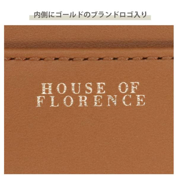 折財布 三つ折り HOUSE OF FLORENCE ハウスオブフローレンス 財布 牛革 Primo 002105Cl レディース 女性 通学 通勤 きれいめ おしゃれ 高級感 ホワイトデー_10