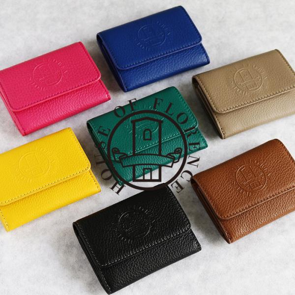 折財布 三つ折り HOUSE OF FLORENCE ハウスオブフローレンス 財布 牛革 Primo 002105Cl レディース 女性 通学 通勤 きれいめ おしゃれ 高級感 ホワイトデー_5