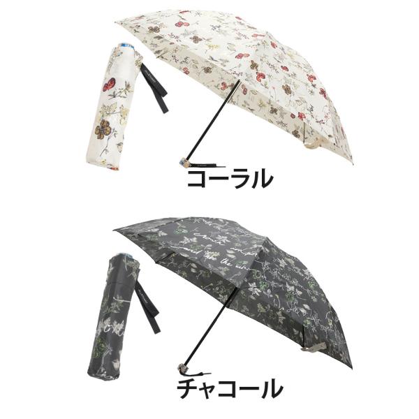 JILL STUART ジル スチュアート 折りたたみ傘 レディース 女性 ボタニカルプリント 雨傘 折りたたみ 55cm コンパクト 撥水 上品 高級感 17731 母の日_2