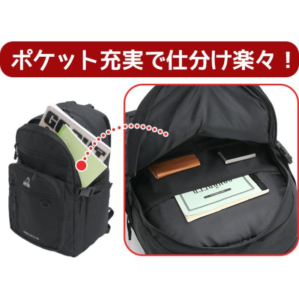 KANGOL カンゴール リュック リュックサック メンズ レディース 男性 女性 32L A4 B4 PC タブレット 大容量 中学生 高校生 通学 250-1580_4