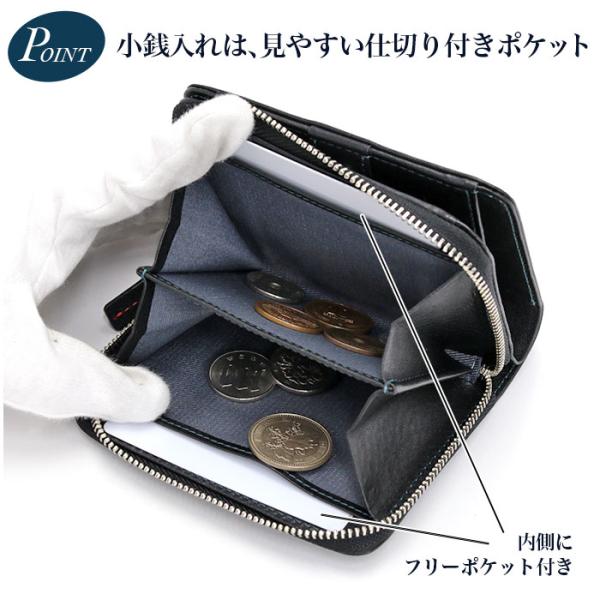 キャサリンハムネット ロンドン 二つ折財布 KATHARINE HAMNETT LONDON ラウンドファスナー ウォレット 小銭入れ メンズ レディース
