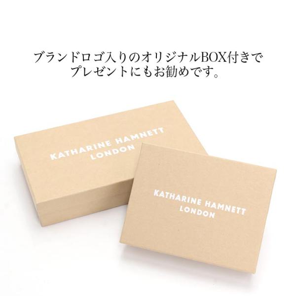 キャサリンハムネット ロンドン 二つ折財布 KATHARINE HAMNETT LONDON ラウンドファスナー ウォレット 小銭入れ メンズ レディース