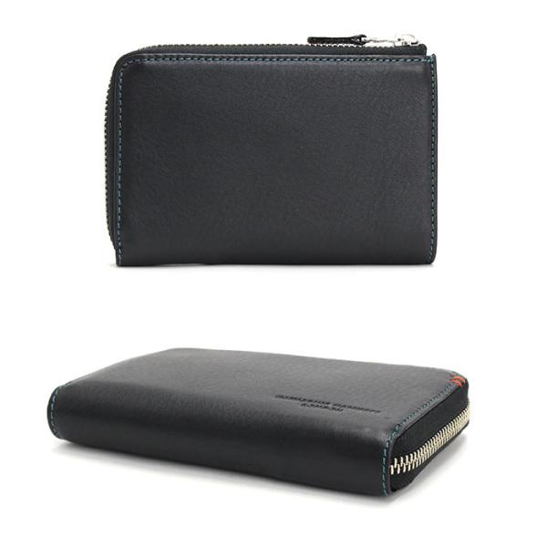 キャサリンハムネット ロンドン 二つ折財布 KATHARINE HAMNETT LONDON ミドル L字ファスナー ウォレット 小銭入れ メンズ レディース_12