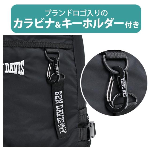 リュックサック BEN DAVIS ベンデイビス リュック デイパック バックパック PC対応 タブレット キャリーオン 撥水 A4 B4 大容量 約33L レディース メンズ 通学 通勤 お出かけ 旅行 出張 シンプル 無地 ブラック 黒 30リットル以上 LIGHT WEIGHT DAYPACK BDW-8435_10