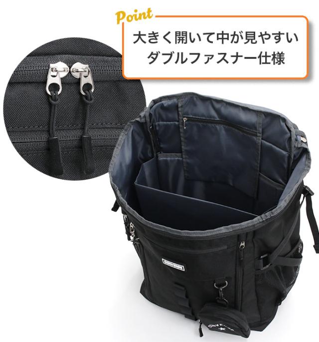 コンバース CONVERSE リュックサック スクエア ボックスリュック バックパック デイパック リュック ポーチ付き A4 B4 33L 大容量 大きめ PC収納 パソコン レディース 通勤 通学 シンプル ロゴ ワンポイント マザーズバッグ 人気 CV RUBBER PATCH BOX BACKPACK 81640100_5