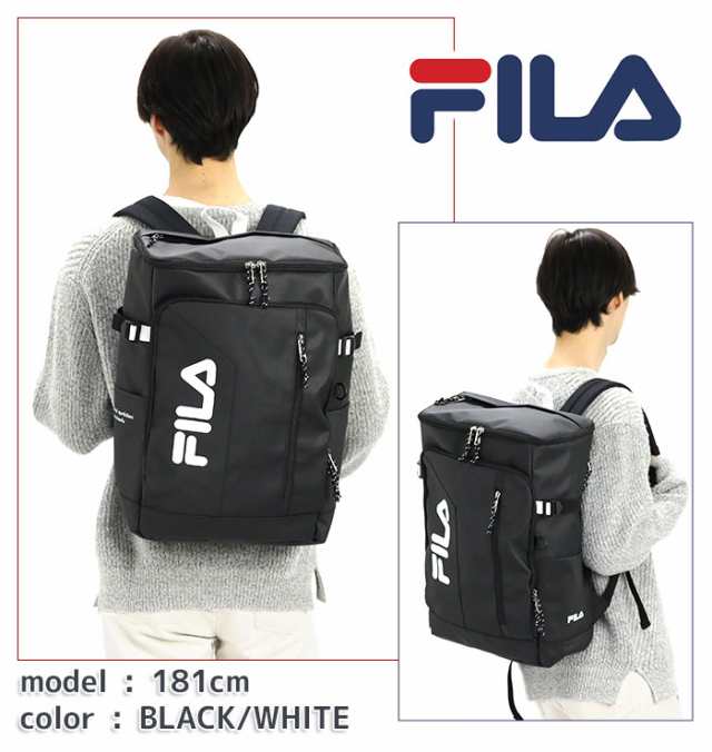 フィラ リュック 30L 大容量 FILA メンズ レディース 男女兼用 BOX型