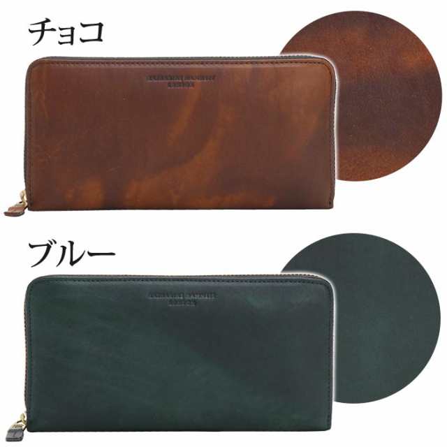 長財布 メンズ レディース KATHARINE HAMNETT LONDON キャサリンハムネット ロンドン 財布 ラウンドファスナー財布 ロングウォレット 牛の通販は alexiscoates.com