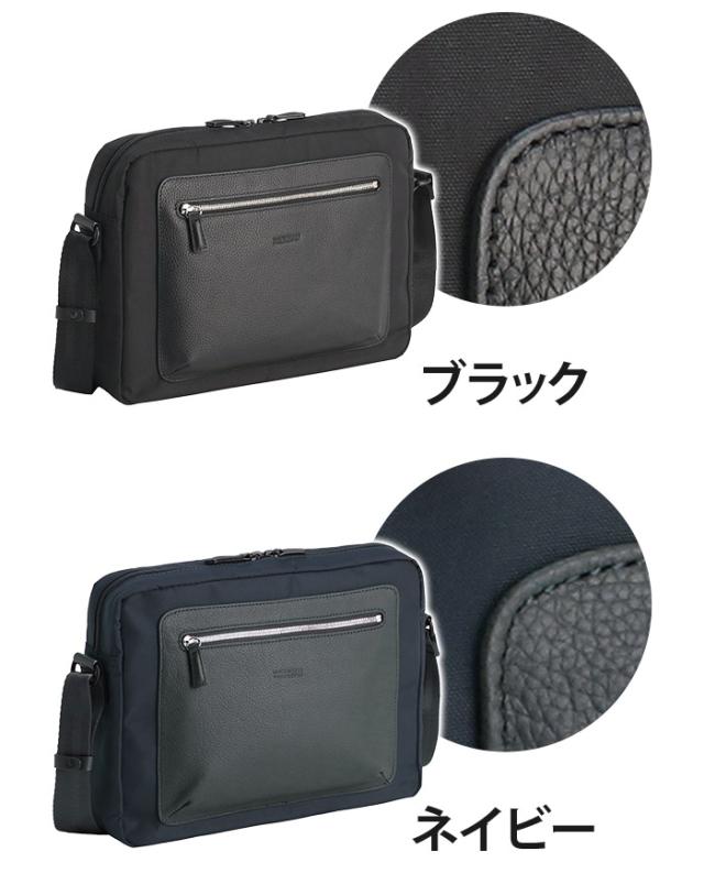 MACKINTOSH PHILOSOPHY マッキントッシュ フィロソフィー ショルダーバッグ A5 メンズ レディース 男女兼用 クール かっこいい シンプル カジュアル ペンポケット 肩掛け 斜め掛け サコッシュ バッグ カバン 鞄 グリーノック 5M17 17732_1
