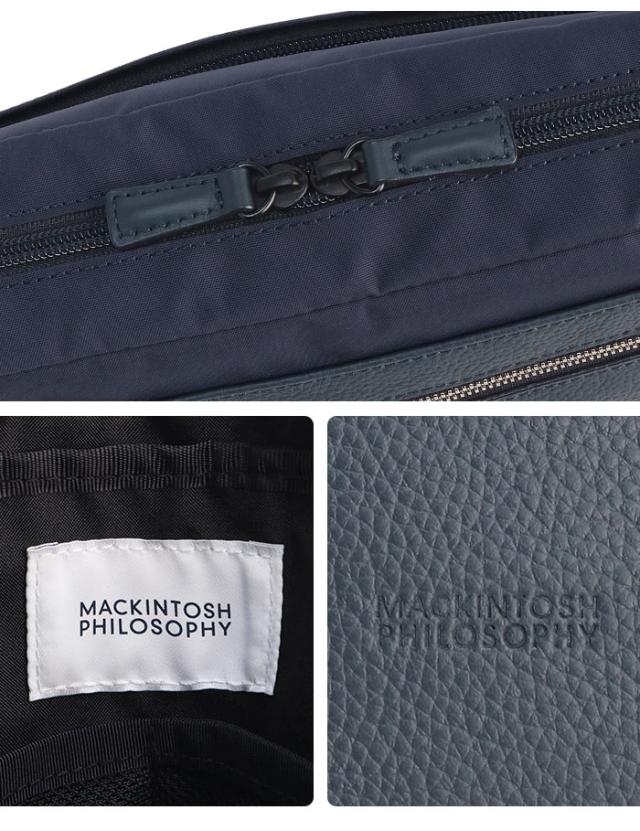 MACKINTOSH PHILOSOPHY マッキントッシュ フィロソフィー ショルダーバッグ A5 メンズ レディース 男女兼用 クール かっこいい シンプル カジュアル ペンポケット 肩掛け 斜め掛け サコッシュ バッグ カバン 鞄 グリーノック 5M17 17732_6