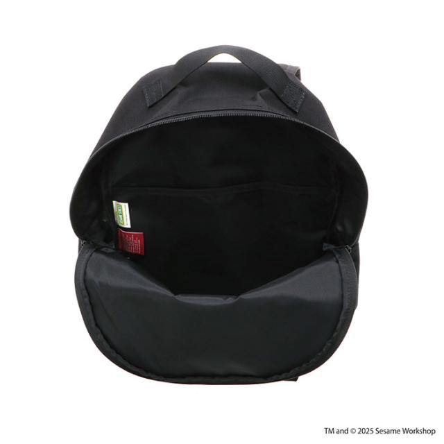 ManhattanPortage マンハッタンポーテージ キッズ 限定モデル 2025 秋冬 新作 正規品 セサミストリート リュック リュックサック エルモ 子供 子ども 男の子 女の子 女児 男児 B5サイズ 黒 15L KIDDIE BIG APPLE BACKPACK (SM) 500D CORDURA SESAME ST MP7208SST_6