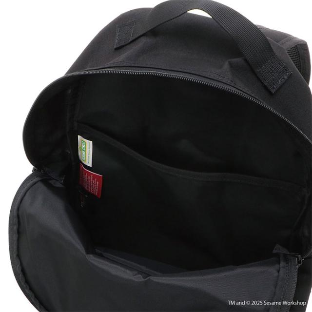 ManhattanPortage マンハッタンポーテージ キッズ 限定モデル 2025 秋冬 新作 正規品 セサミストリート リュック リュックサック エルモ 子供 子ども 男の子 女の子 女児 男児 B5サイズ 黒 15L KIDDIE BIG APPLE BACKPACK (SM) 500D CORDURA SESAME ST MP7208SST_7
