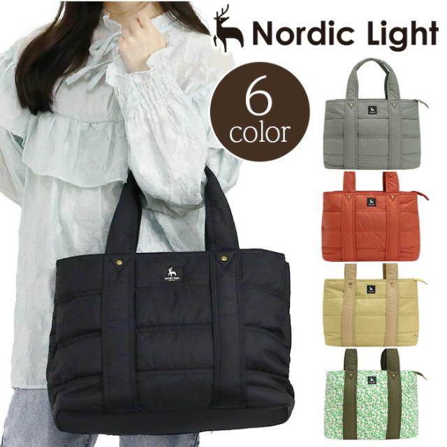 ノルディックライト トートバッグ Nordic Light ミニトート バッグ ボンディング生地 ICケース ICカード入れ 底板付き 仕切り かばん 通勤 通学 休日 女性 おしゃれ シンプル カジュアル 黒 ブラック 546-217の通販は